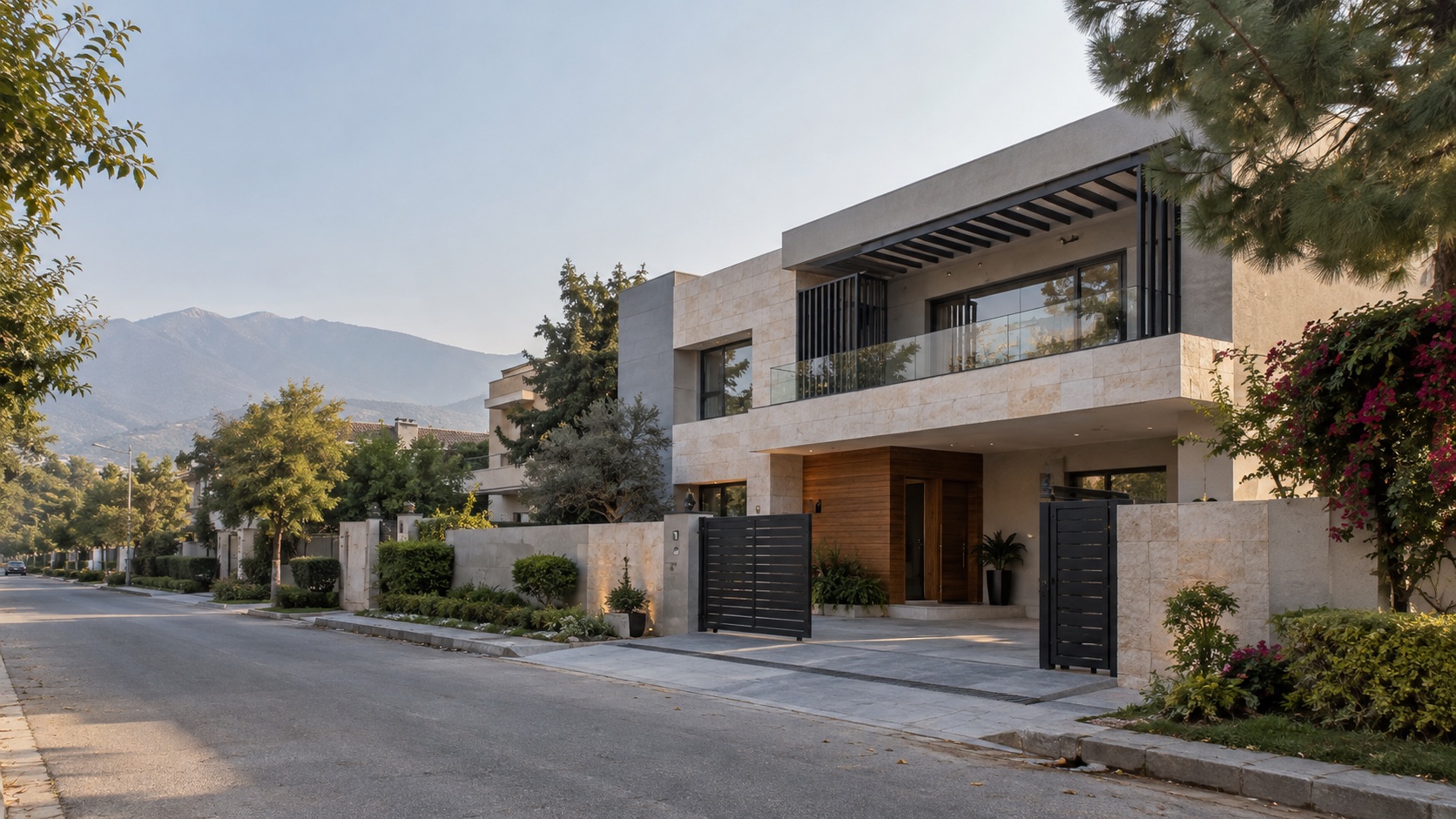 Illustrative contemporary residence in an Islamabad neighbourhood